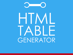 HTML Table Generator